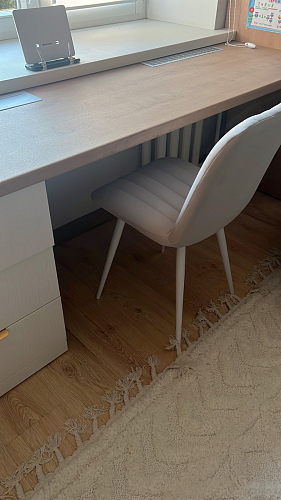 Стул на металлокаркасе Дани 01 кирпичный фото покупателя 13