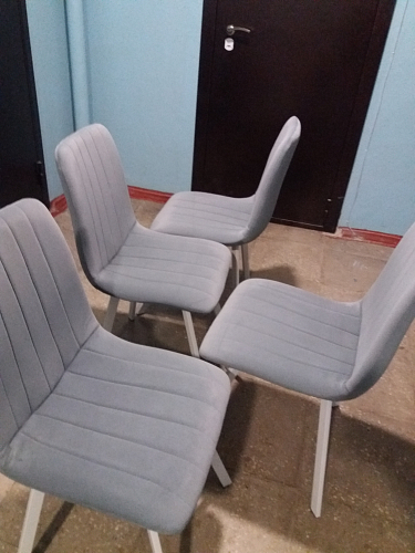 Стул на металлокаркасе Sling white / gray фото покупателя 4