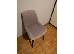 Стул на металлокаркасе Седа К крутящийся светло-серый  / белый фото покупателя 37