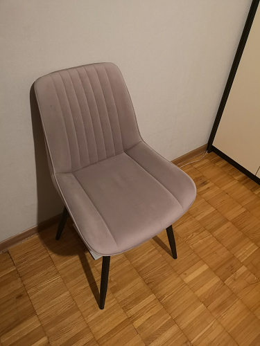 Комплект стульев Вейв 4 шт светло-серый / черный фото покупателя 37