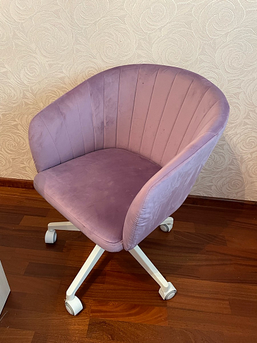 Компьютерное кресло Тибо сиреневый фото покупателя 125