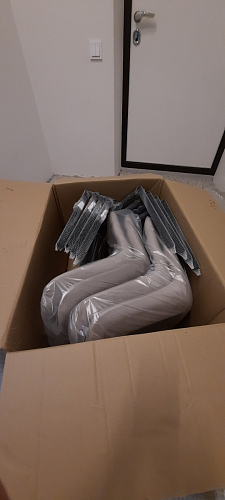 Стул на металлокаркасе Челси бежевый / черный фото покупателя 49