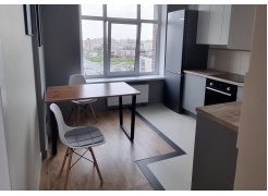 Стол Лота Лофт 140 25 мм юта / белый матовый фото покупателя 858