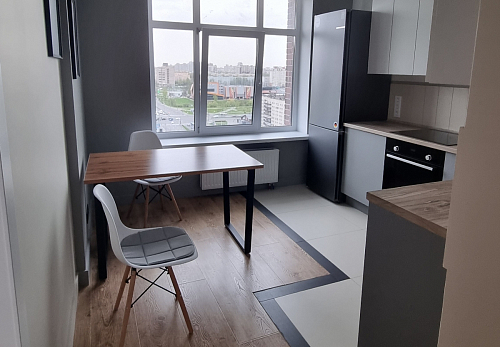 Деревянный стол Лота Лофт 120х75 белый матовый / дуб крафт золотой фото покупателя 858