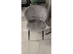 Комплект стульев 2 шт "Стул на металлокаркасе Gref gray / black" из шоурума 1