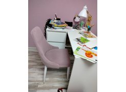 Стул на металлокаркасе Kora green / black фото покупателя 186