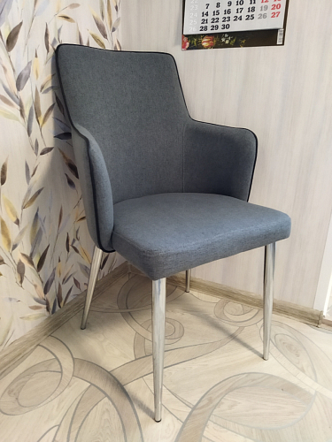 Стул на металлокаркасе Benza purple fabric фото покупателя 6