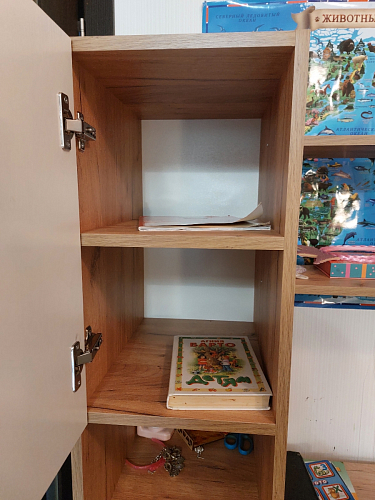 Компьютерный стол Эндо дуб вотан / белый фото покупателя 3