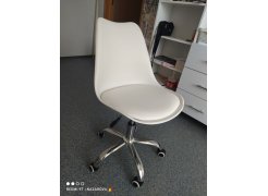 Компьютерное кресло Kolin с подушкой clear / white фото покупателя 202