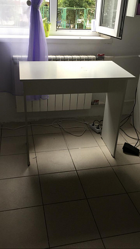 Стол письменный Kiwi белый - Уцененный экземпляр фото покупателя 155