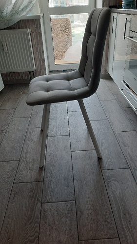 Стул на металлокаркасе Чилли зеленый / черный фото покупателя 812