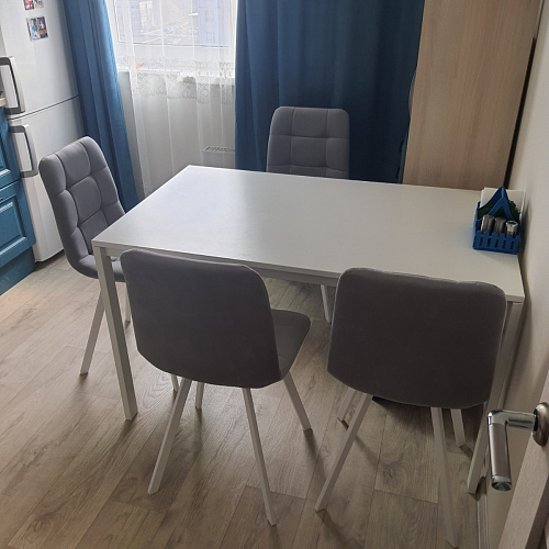 Комплект стульев Чилли 2 шт бежевый / черный фото покупателя 1247