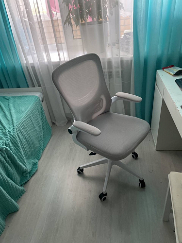 Компьютерное кресло Konfi dark gray / pink / white фото покупателя 282