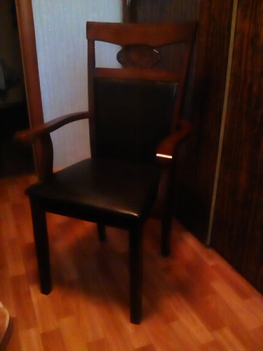 Стул деревянный Luiza dirty oak / dark brown фото покупателя 18