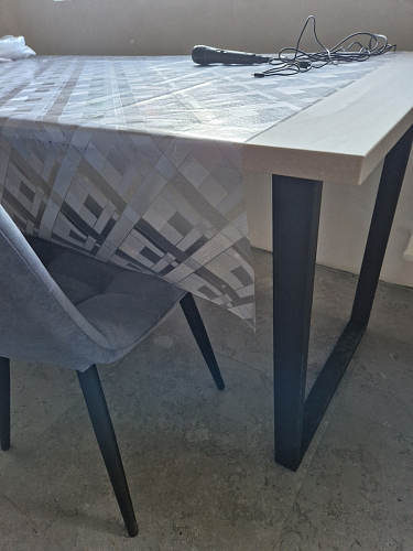 Стол Лота Лофт 120 25 мм дуб делано темный / черный матовый фото покупателя 899