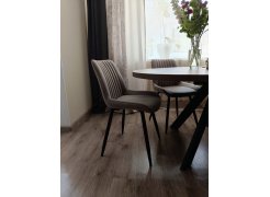 Стул на металлокаркасе Вейв темно-серый / черный фото покупателя 96