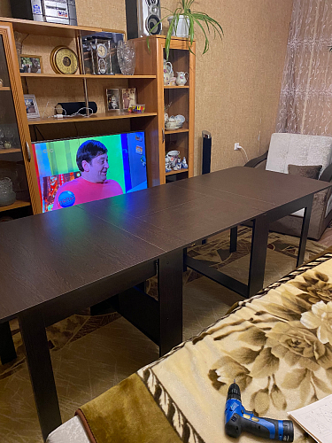 Стол обеденный раздвижной СтК7 венге фото покупателя 219