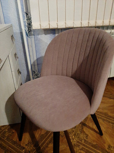 Стул на металлокаркасе Gabi 1 темно-серый / черный фото покупателя 241