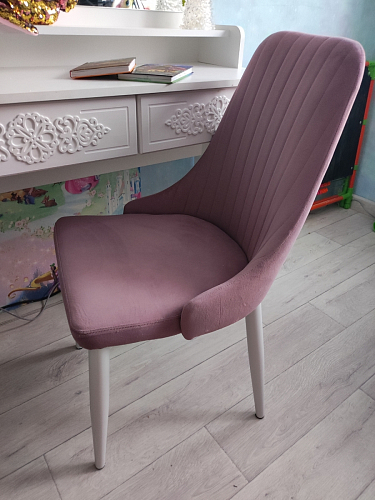 Стул на металлокаркасе Kora beige / black фото покупателя 462