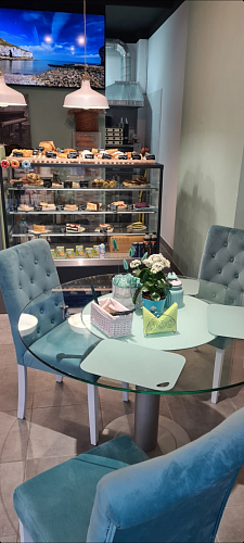 Стул Amelia white / fabric tiffany фото покупателя 17