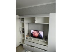 Готовая гостиная Румба белый / белый глянец  - Уцененный экземпляр фото покупателя 57