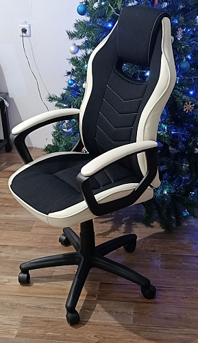 Компьютерное кресло Gamer черное / бежевое фото покупателя 35