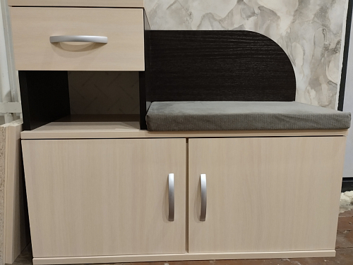 Обувница Аврора дуб млечный / венге фото покупателя 121