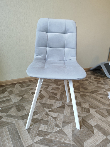 Стул на металлокаркасе Чилли К черный / зеленый фото покупателя 443