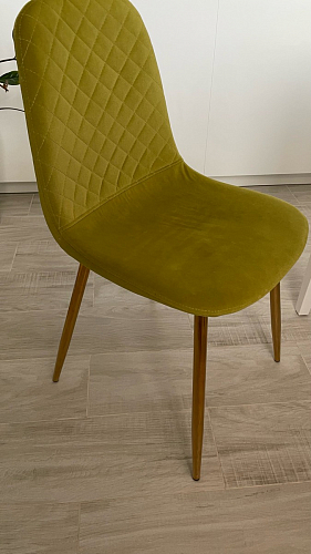 Стул на металлокаркасе Dabl 01 champagne / gold фото покупателя 177