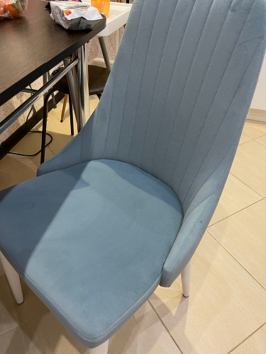 Стул на металлокаркасе Kora black / gray фото покупателя 52