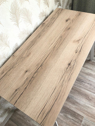 Стол Тринити Лофт 120 25 мм черный матовый / юта фото покупателя 215