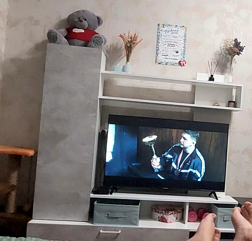 Готовая гостиная Jimenez дуб венге / белый глянец фото покупателя 118