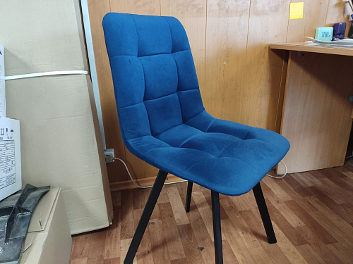 Стул на металлокаркасе Чилли зеленый / черный фото покупателя 740