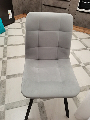 Стул на металлокаркасе Чилли горчичный / черный фото покупателя 466