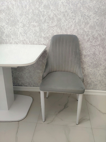 Стул на металлокаркасе Kora green / black фото покупателя 80