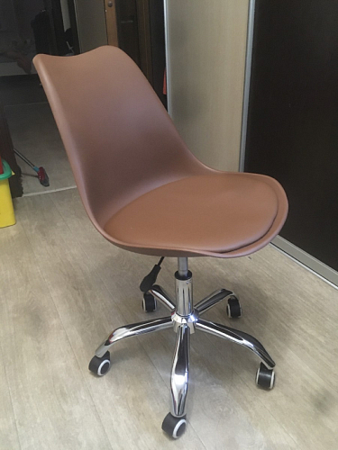 Компьютерное кресло Kolin с подушкой clear / white фото покупателя 22