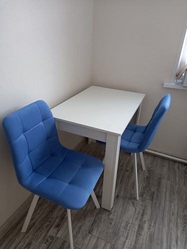 Стул на металлокаркасе Чилли К черный / зеленый фото покупателя 380