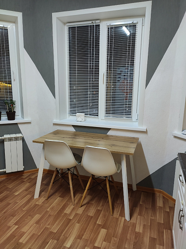 Стол Тринити Лофт 120 25 мм черный матовый / юта фото покупателя 80