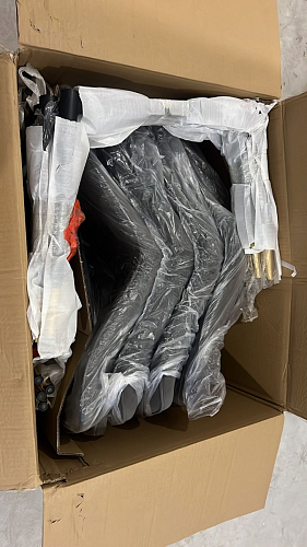 Стул на металлокаркасе Seda 1 latte / black / gold фото покупателя 54