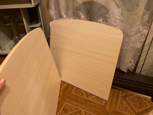 Стол-книжка СтК6 венге / дуб молочный высота 54 см фото покупателя 67