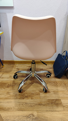 Компьютерное кресло Kolin с подушкой clear / white фото покупателя 76