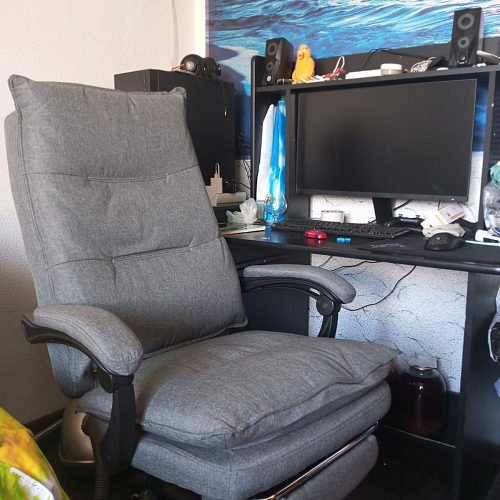 Компьютерное кресло Rapid голубое фото покупателя 82