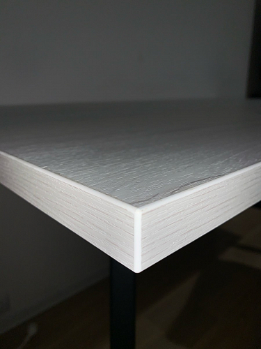 Стол Тринити Лофт 120 32 мм дуб галифакс табако / черный матовый фото покупателя 803