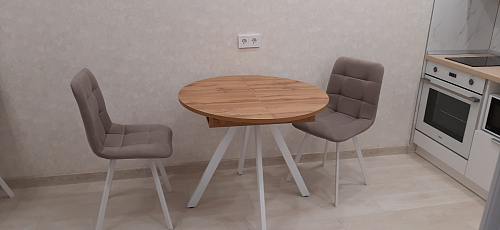 Стул на металлокаркасе Чилли бирюзовый / черный фото покупателя 64