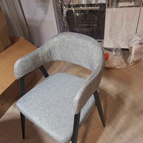 Стул на металлокаркасе Twin серый / черный фото покупателя 25