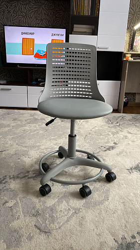 Компьютерное кресло Kiddy салатовое ткань (сетка) фото покупателя 50