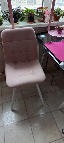 Комплект стульев Чилли 4 шт темно-серый / черный фото покупателя 343