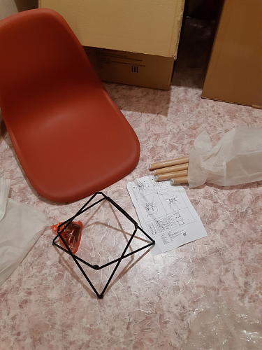 Стул Eames PC-015 yellow фото покупателя 158