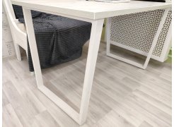 Стол Лота Лофт 140 25 мм юта / белый матовый фото покупателя 372