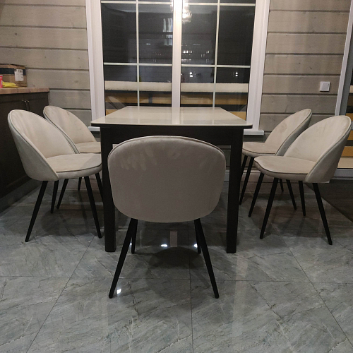 Стул на металлокаркасе Dodo blue фото покупателя 6